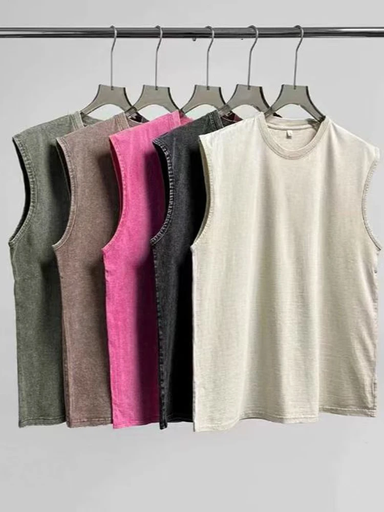 2025 Summer New Men's Washed C - Tank Top Muscle 评论和价格