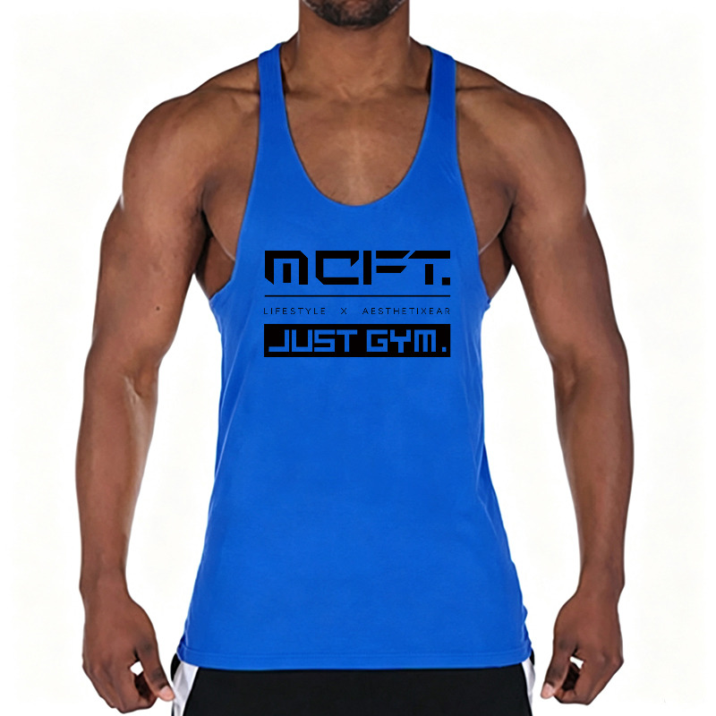 Running Men Cotton Gym Vest Ta - Tank Top Muscle 评论和价格