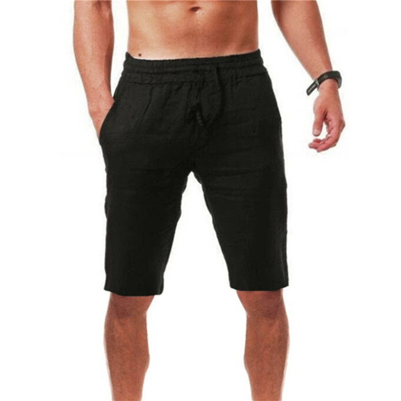 2026 new Men's Cotton Shorts P - Short Linen Drawstring 评论和价格